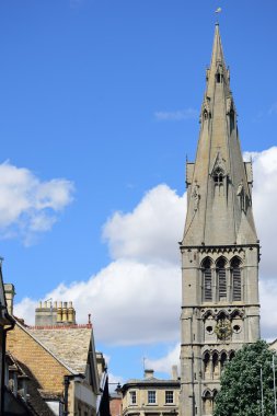 Kilise spire stamford Lincolnshire'deki / daki