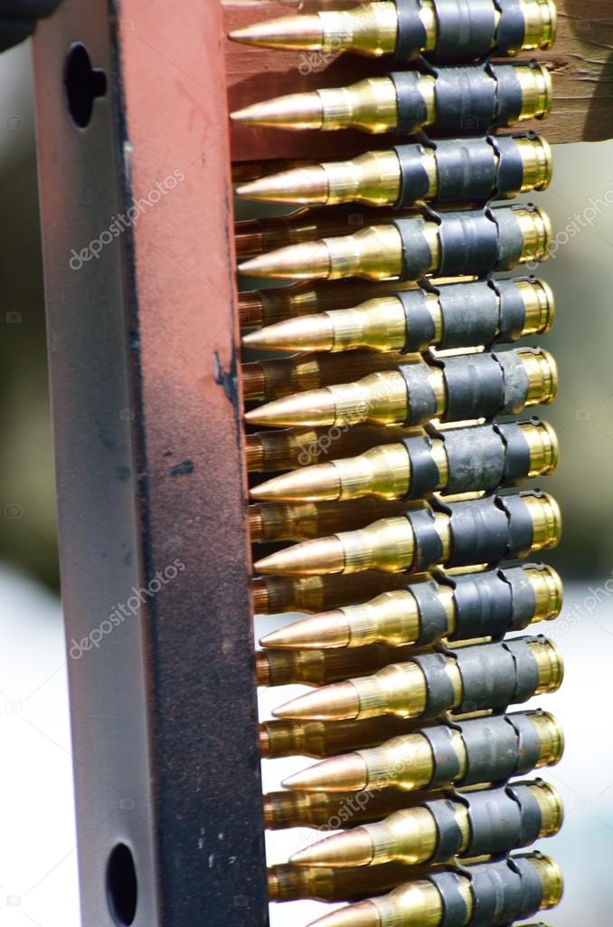 Belt of Machine Gun Bullets