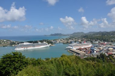 Büyük okyanus gömlekleri St Lucia sermaye içinde