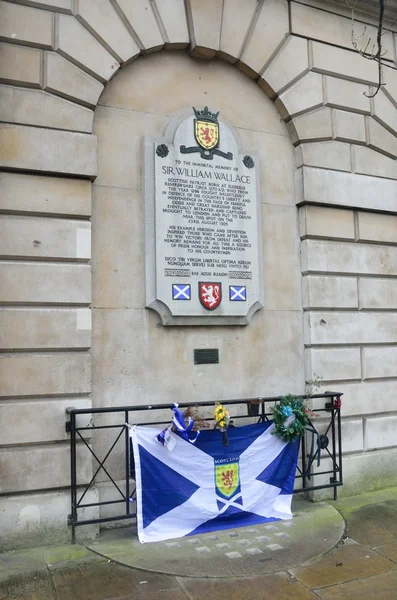 William Wallace memorial de la bandera de Londres — Foto de Stock