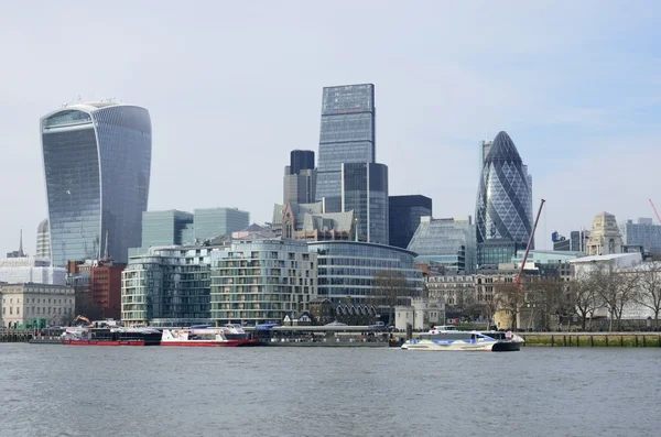City of London financiële gebouwen — Stockfoto