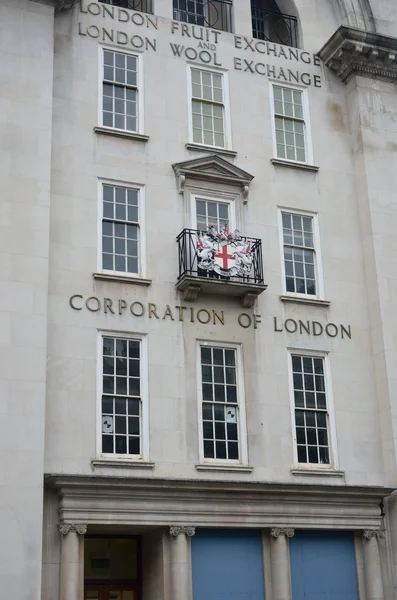 Corporação de Londres Troca de Frutas e Lãs — Fotografia de Stock