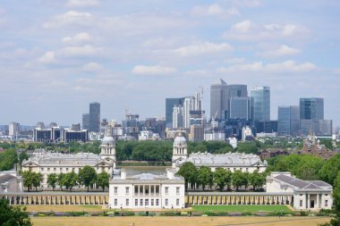 Greenwich Gözlemevi üzerinden Canary Wharf