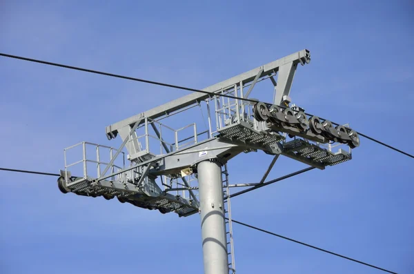 Chair lift wheel mechanism — Stock Photo, Image