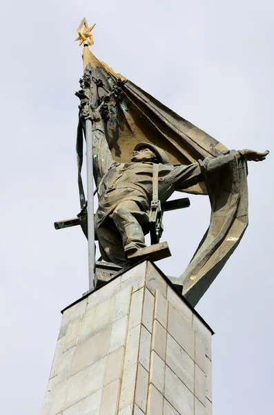 Żołnierz rosyjski war memorial — Zdjęcie stockowe