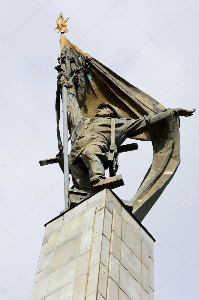 Russian soldier war memorial