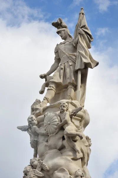 Savaşçı Bratislava Slovakya heykeli — Stok fotoğraf