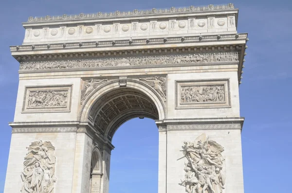 Top of Arc de Triomphe Paris — Stock Photo, Image