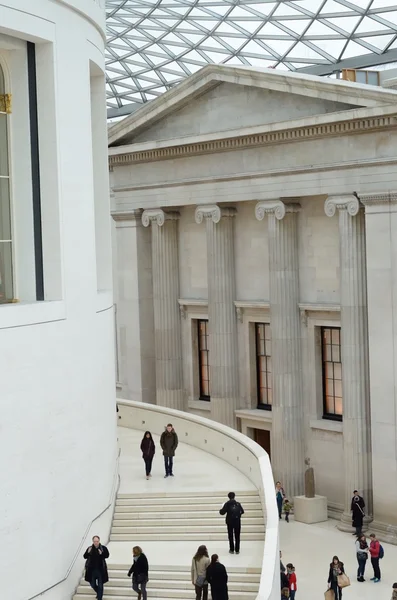 In der Haupthalle des britischen Museums — Stockfoto