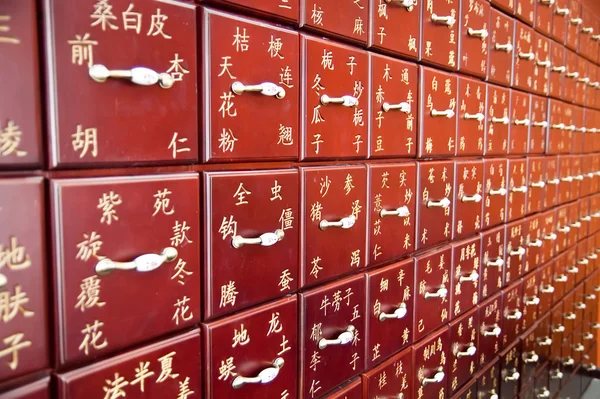 Chinese medicine box — Stock Photo, Image