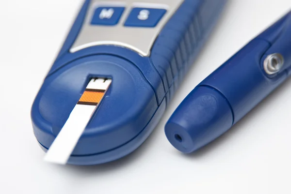 Blood glucose measurement — Stock Photo, Image