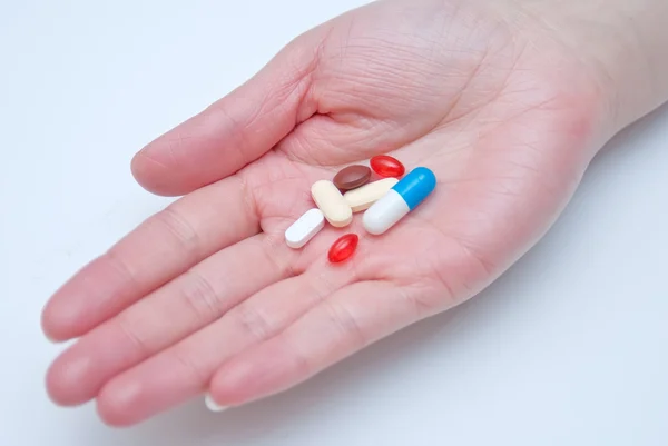 Pills and capsules — Stock Photo, Image