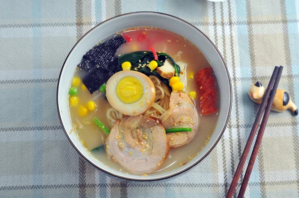 Japanese Hand-Pulled Noodle — Stock Photo, Image