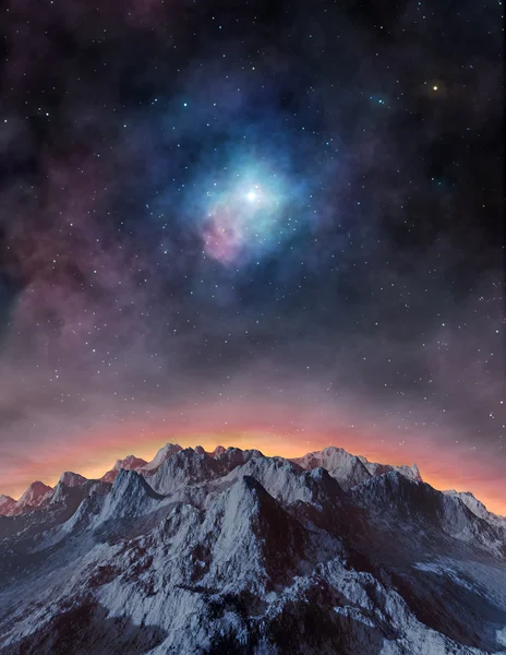 Uzak exoplanet çizimi