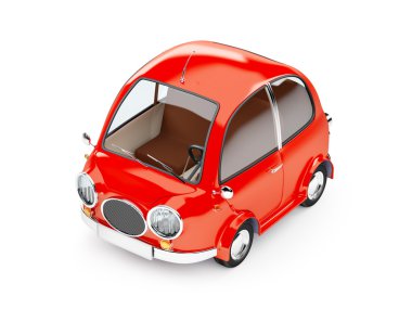 yuvarlak küçük araba