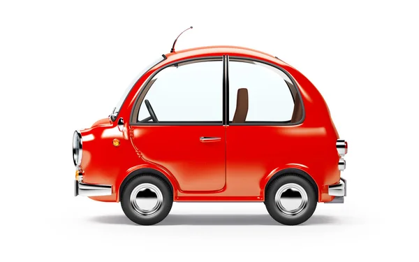 Round small car side view — Stock Photo, Image