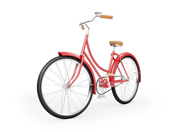 Red bicycle vintage — Stock Photo, Image