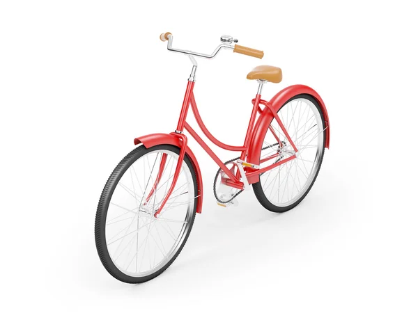 Roter Fahrrad-Jahrgang — Stockfoto