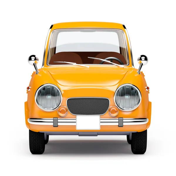 Retro bil orange 1960 — Stockfoto