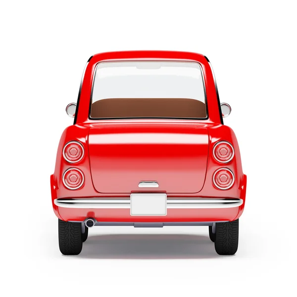 Retro araba turuncu 1960 — Stok fotoğraf
