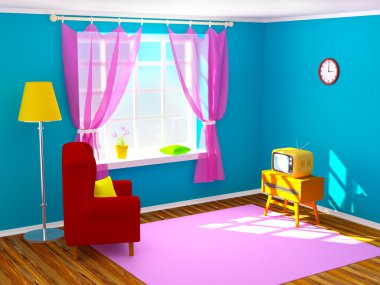 Vintage room-tv