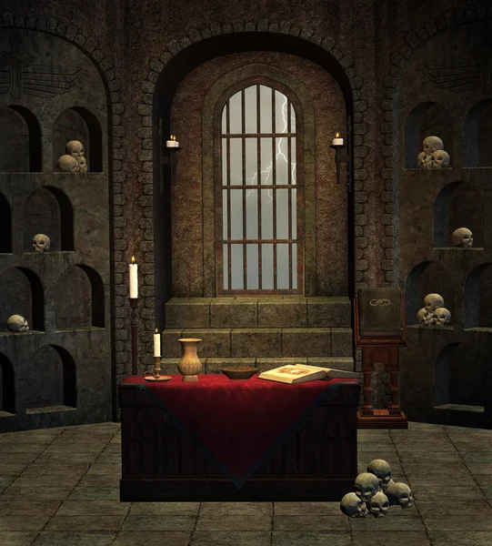 Room of skulls — Stock Photo, Image