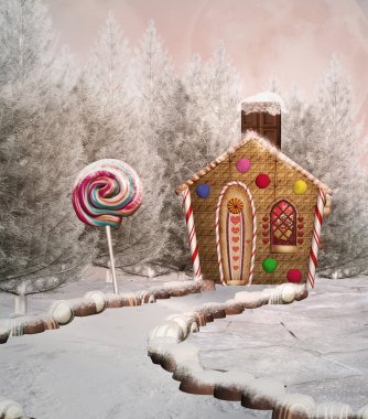 Ormandaki ev gingerbread