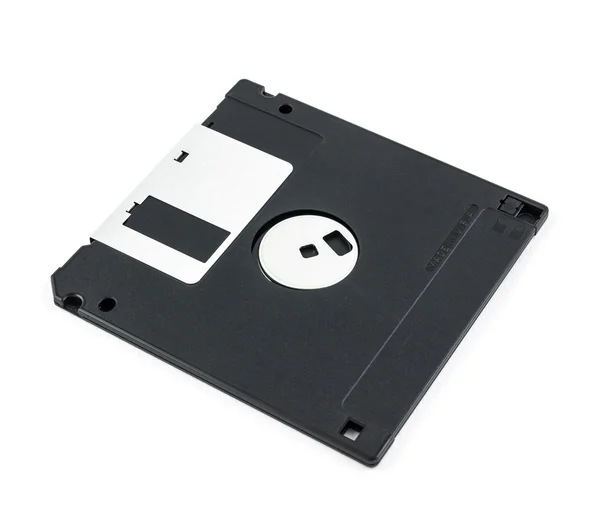 Black diskette — Stock Photo, Image