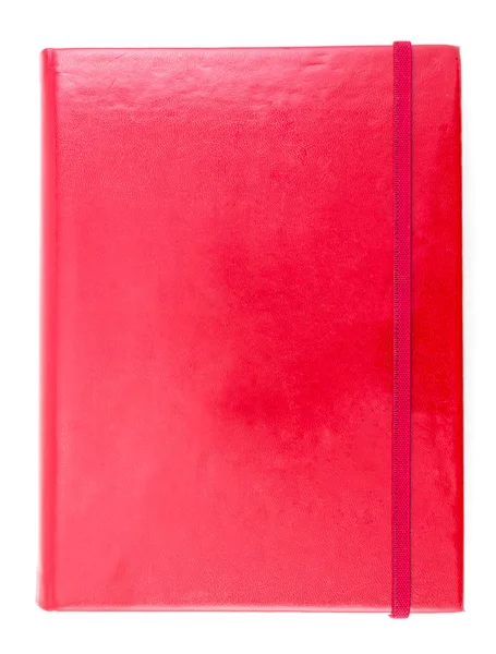 Röda anteckningsboken — Stockfoto