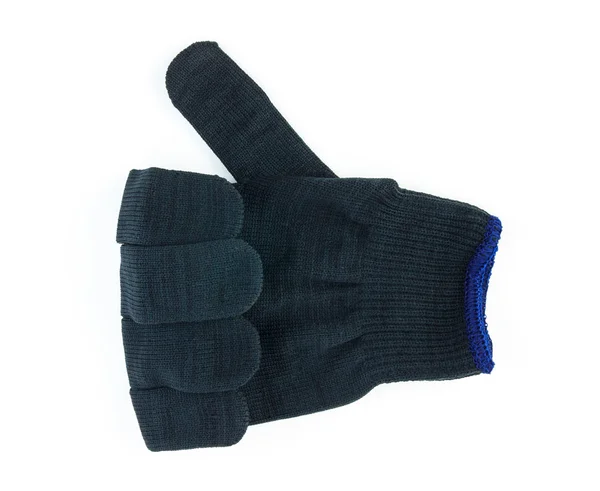 Thumb up sign hand in glove — Stock Photo, Image