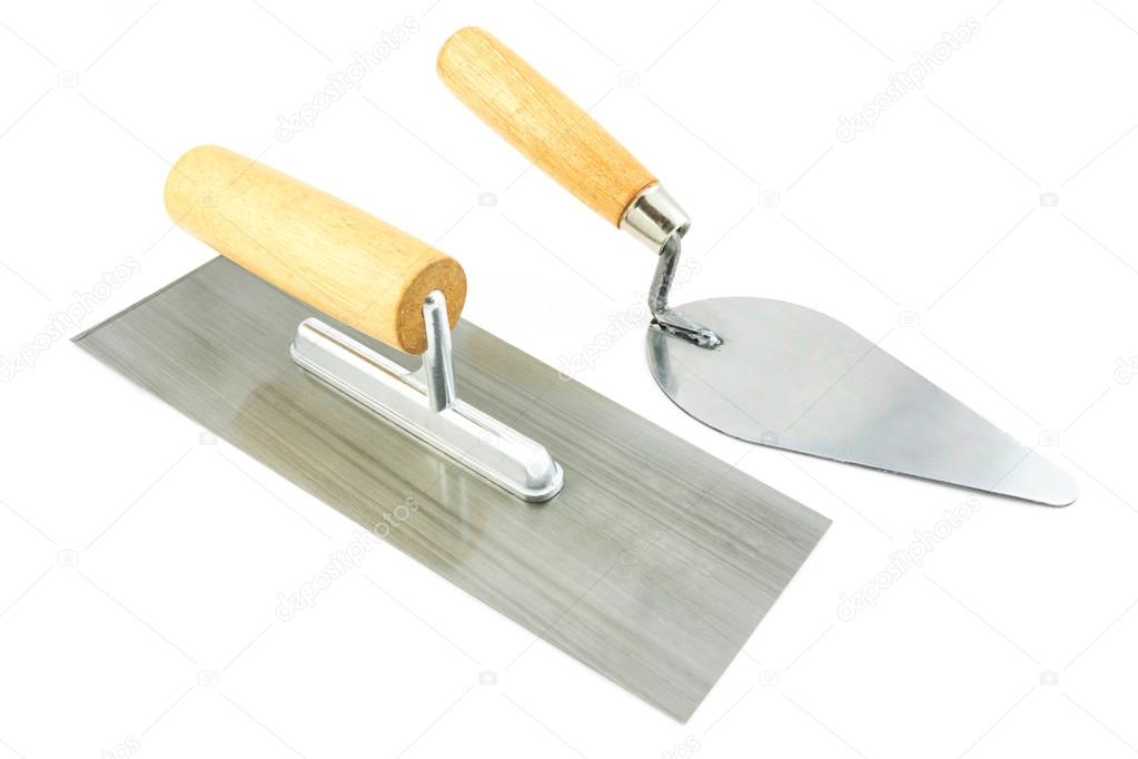 Trowels isolated
