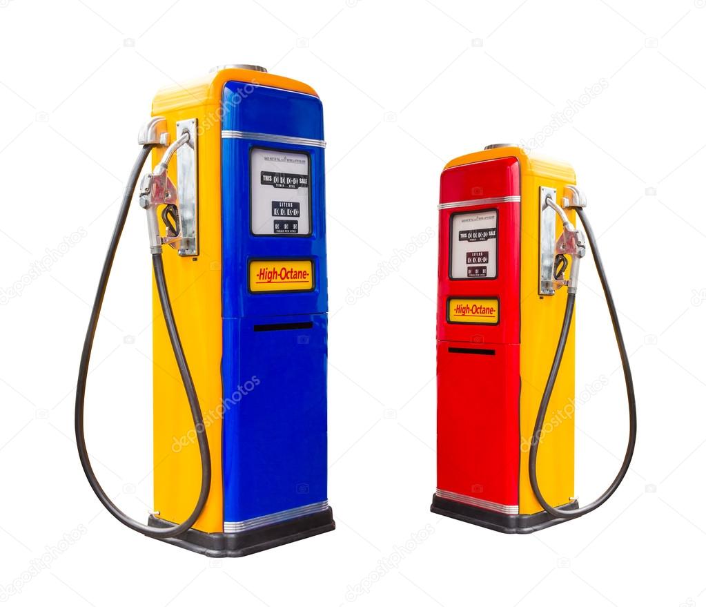 Gasoline fuel pump dispensers
