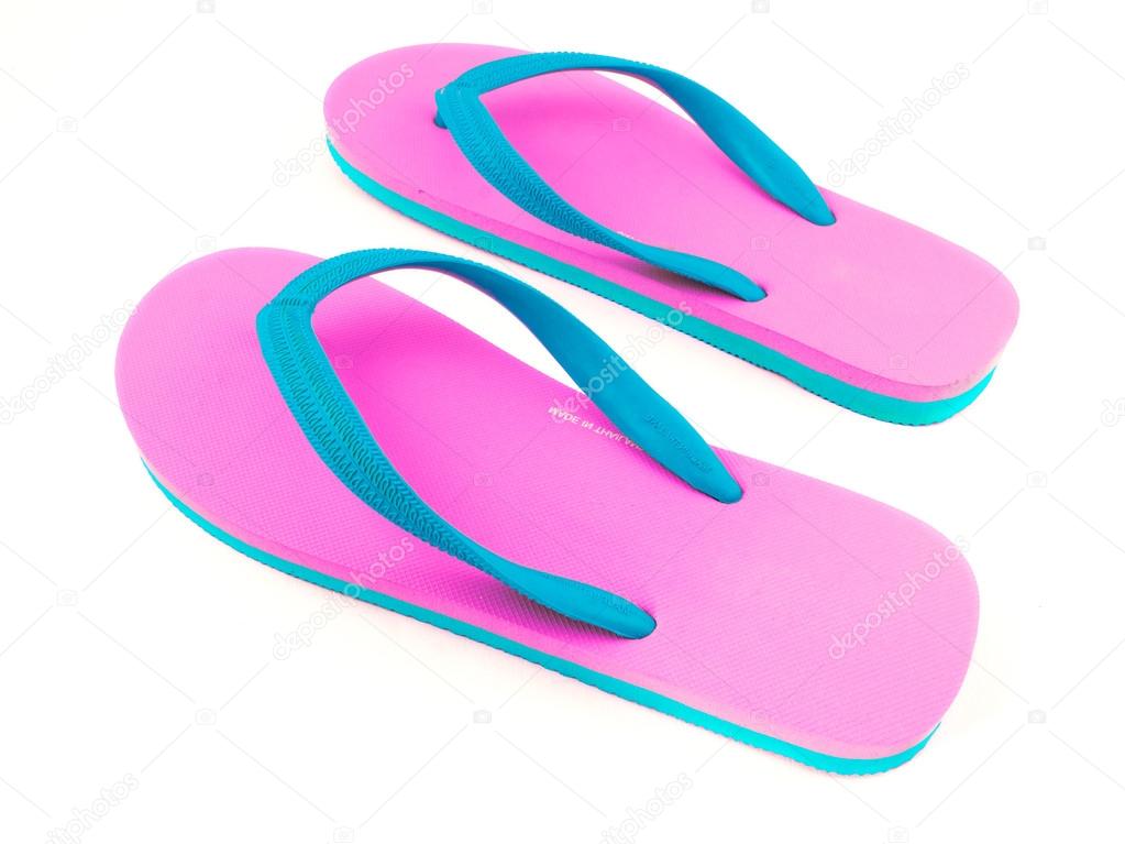 Bright flip-flops