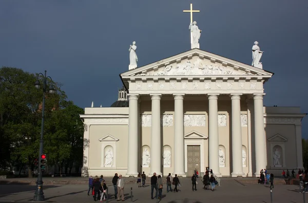 St.-Stanislaus-Kathedrale in Vilnius, Litauen — Stockfoto