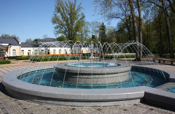Fountain in Druskininkai — Stock Photo, Image