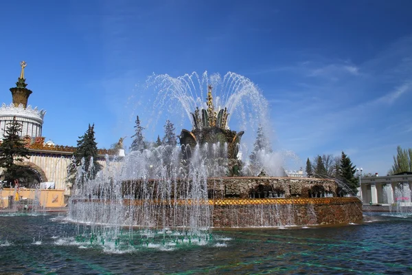 Fuente flor de piedra en Moscú. Russi. —  Fotos de Stock