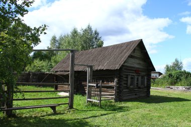 Eski Chuvash köyü. Rusya