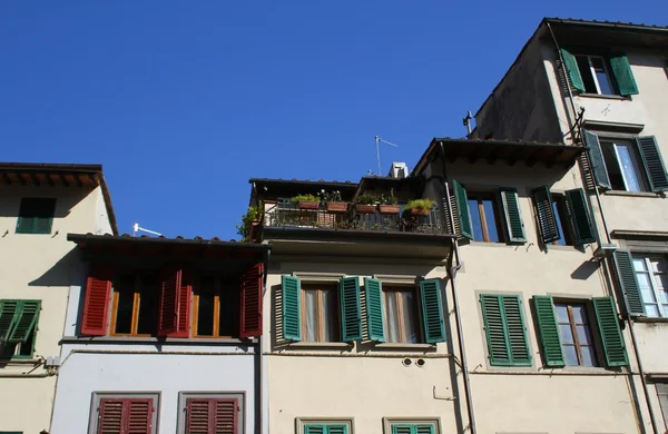 Façades de bâtiments à Florence — Photo