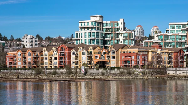 New Westminster centrum. Stockfoto