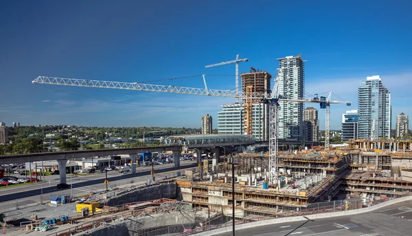 New Consnruction in Burnaby city — Stock Photo, Image