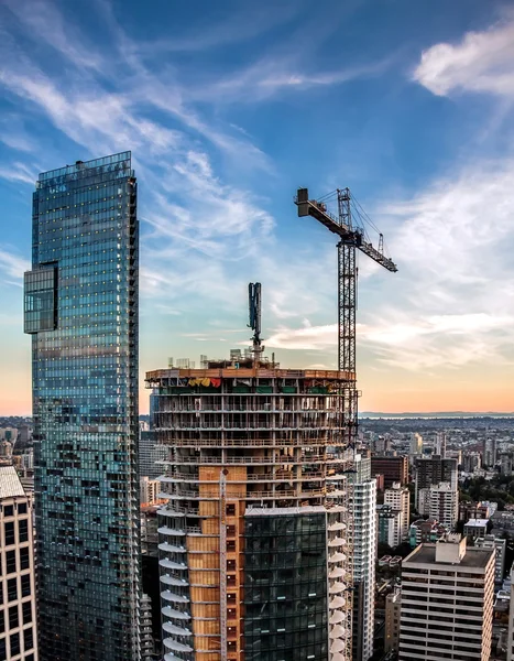 Nieuwe Consnruction in Downtown Vancouver stad — Stockfoto