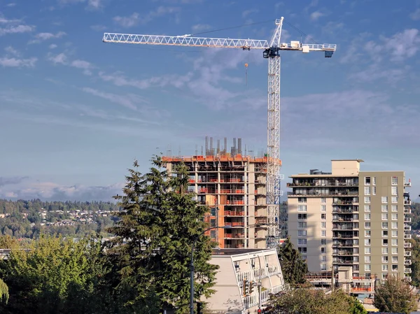 Nieuwbouw in New Westminster — Stockfoto