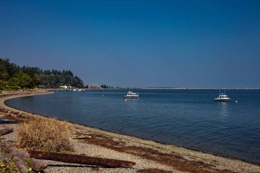 Tsawwassen Sahili, High Tide, Sea Beach, yat ve sürat tekneleri olan otel, Delta, British Columbia, Kanada