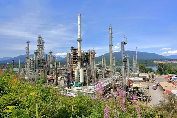 Refinería de petróleo de Vancouver — Foto de Stock