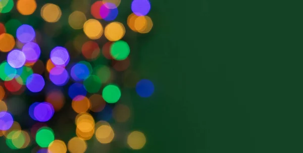 Fora Foco Pontos Coloridos Luzes Para Fundo Natal Ano Novo — Fotografia de Stock