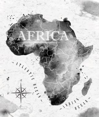Ink Africa map