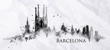 Siluet mürekkep Barcelona