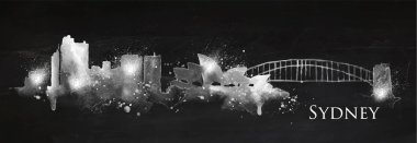 Siluet tebeşir Sydney