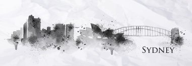 Siluet mürekkep Sydney
