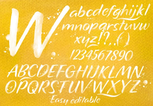 Alfabeto moderno fondo naranja . — Archivo Imágenes Vectoriales